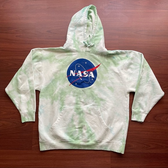 🔥CUSTOM NEW NASA TIE DYE HOODIE🔥 - Picture 2 of 3